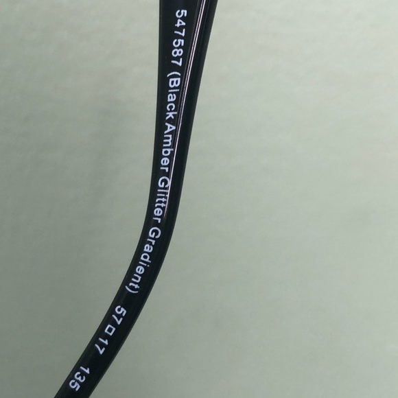 Coach - 57mm Square Sunglasses black amber main image 5